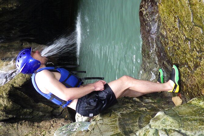 7 Damajagua Waterfalls - Lunch in Imbert: rice, beans, fried chicken, and stew