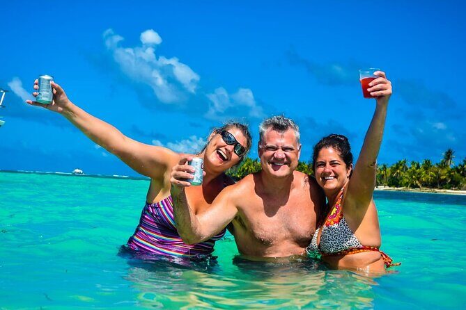 ADVENTURE PACKAGE: Buggy OffRoad Experience & Catamaran Cruise with Snorkeling - Bávaro Beach to catamaran: food, drinks, and the party engine