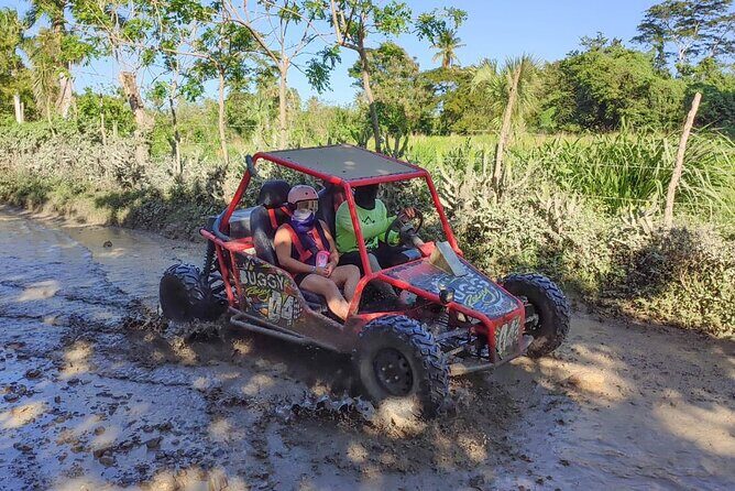 AMBER COVE-TAINO BAY Super Buggy Tour - The Muddy Buggy Experience: Helmets, Goggles, and Real Safety Stuff