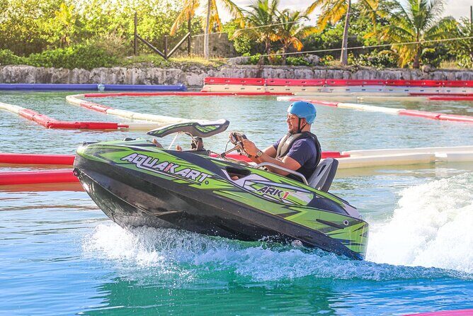 Aqua Adventure: Jet Ski + Aqua Karts - Pickup, Meet-Up, and Getting Around Punta Cana