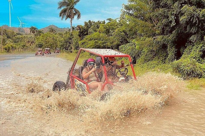 Dune Buggy Adventure from Amber Cove and Taino Bay Puerto Plata - The beach finish: where the mud comes off and you actually swim