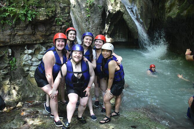 Excursion in Damajagua 7 Waterfalls Taino Bay and Amber Cove - The waterfall descent: jumps, swims, and water slides
