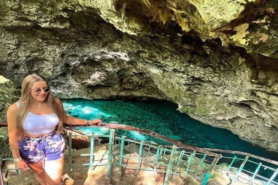 From Punta Cana Santo Domingo Day Trip with Hotel Pickup - Los Tres Ojos: cenotes that feel otherworldly