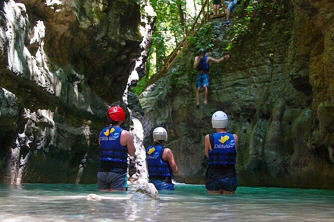 Hike, Swim and Enjoy Nature's Paradise in Damajagua Waterfalls - First pool swim and optional cliff jumps: choose your thrill level