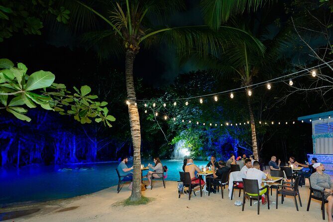 Polaris At Night, Waterfall Pool + Surf & Turf Dinner - A 6:00 pm jungle night at Bávaro Adventure Park