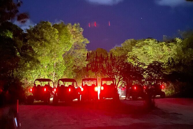 Polaris At Night, Waterfall Pool + Surf & Turf Dinner - The Cenote Blue Lagoon and the night performance rhythm