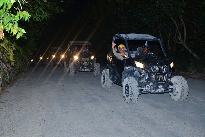 Polaris At Night, Waterfall Pool + Surf & Turf Dinner - Getting into the Polaris 4x4 mode: what the ride really means