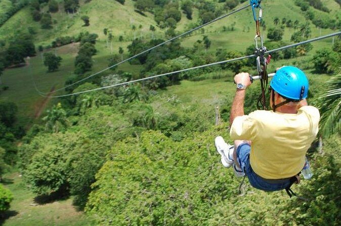 Puerto Plata Zipline Adventure - Price and value: $74.99 that includes transport, gear, and the full 8-line course