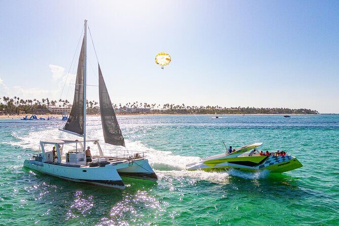 Punta Cana Party Cruise with Snorkeling, Hooka Diving and Parasailing - Punta Cana Party Cruise at Los Corales: What the 4-Hour Plan Feels Like