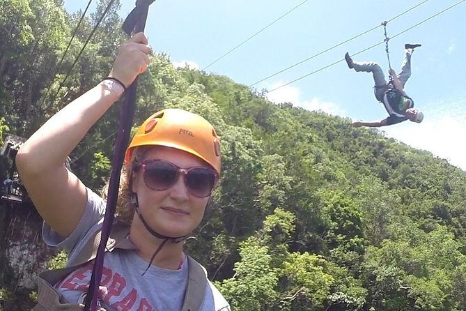 Samana Zip Line with Waterfalls & Culture Tasting - The 4-hour day flow: pickup, zipline runs, waterfall swim, and tasting