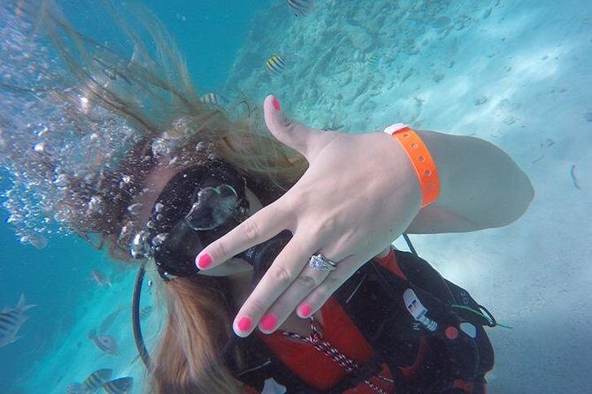 Underwater Marriage Proposal - Two Private Guided Underwater Sessions and the Proposal Setup
