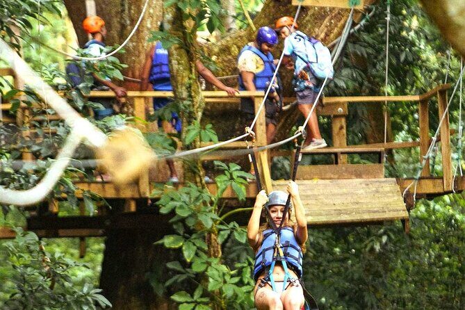 Zipline with Waterfalls and Lunch, Amber Cove and Taino Bay - Why Damajagua Zipline Works So Well for Cruise Days