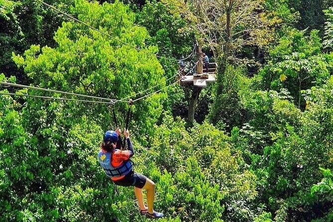 Zipline with Waterfalls and Lunch, Amber Cove and Taino Bay - Fruit Stops and Local Roadside Life Before the Falls